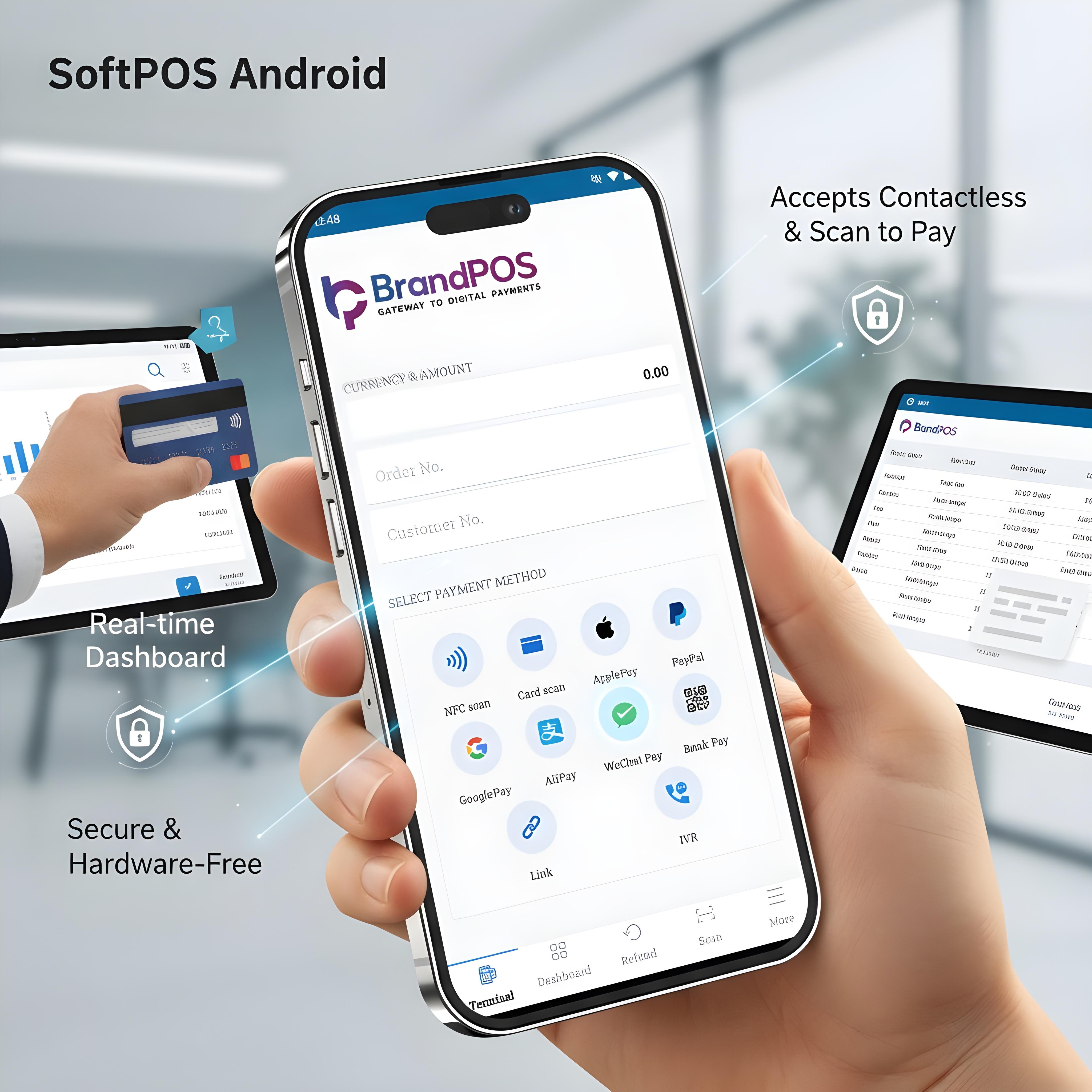 Funktionen unserer SoftPOS Android-Lösung