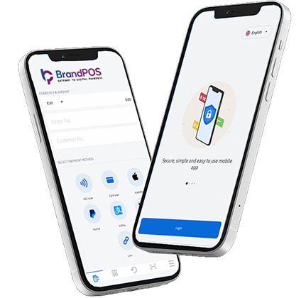 BrandPOS App Mockup
